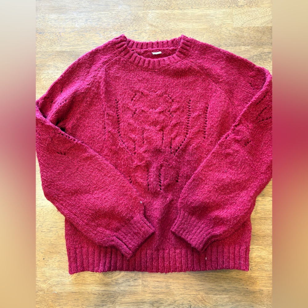 Maurices Deep Red Kids Sweater